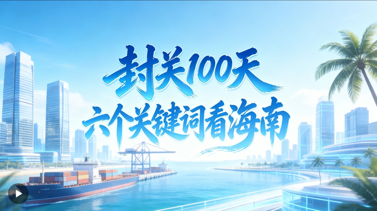 人民日报：海之南 封关100天，六个关键词看海南